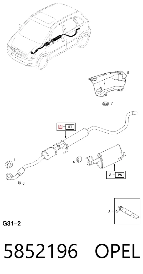  5852196 Opel