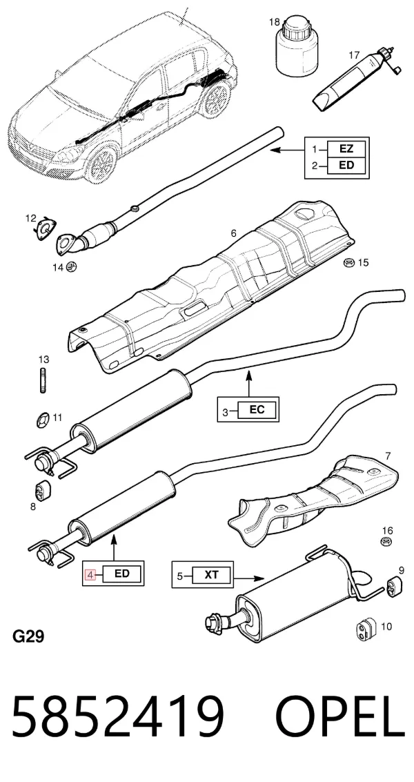  5852419 Opel