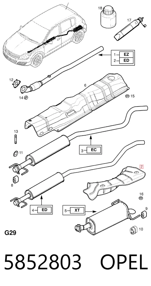  5852803 Opel