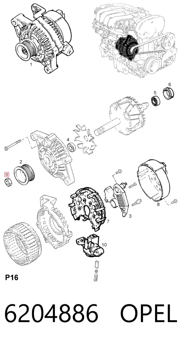  6204886 Opel