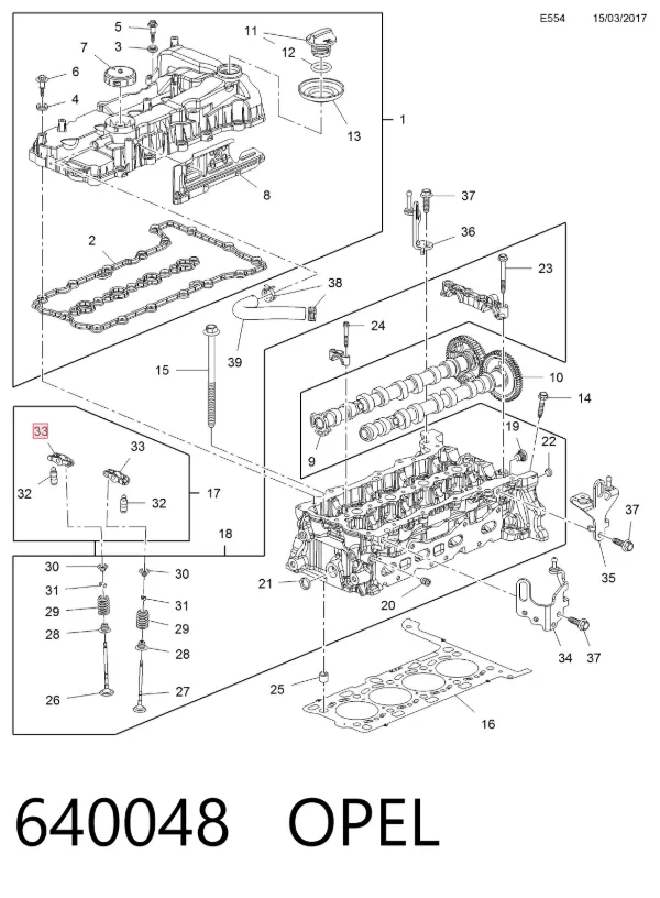 Balancines 640048 Opel