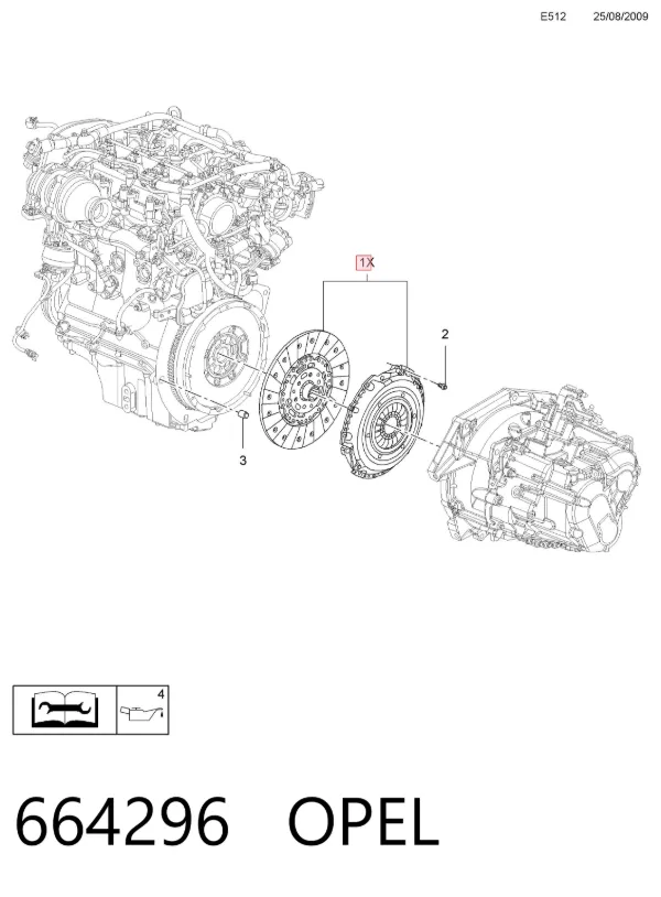 Embrague 664296 Opel