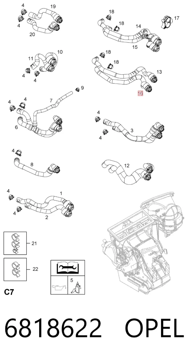  6818622 Opel