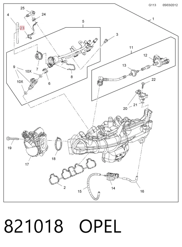  821018 Opel