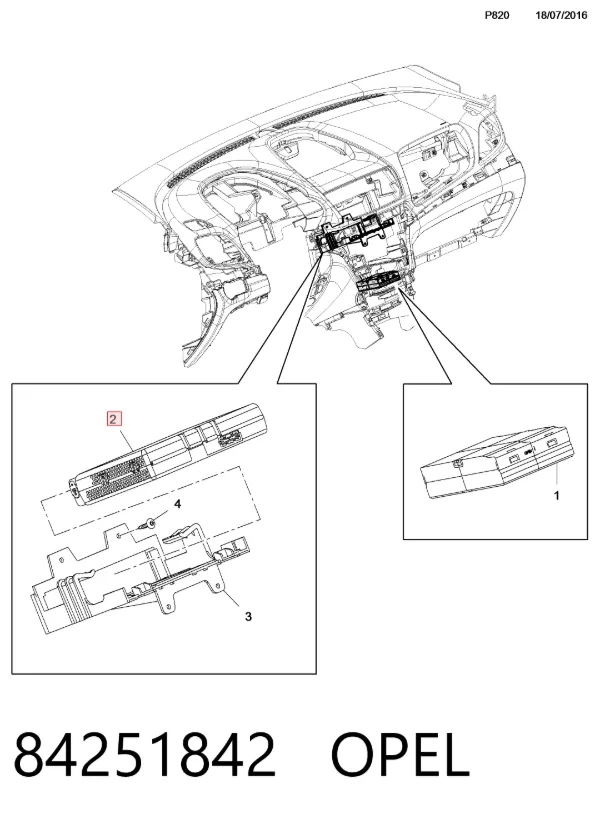  84251842 Opel