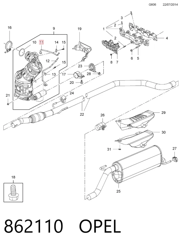  862110 Opel
