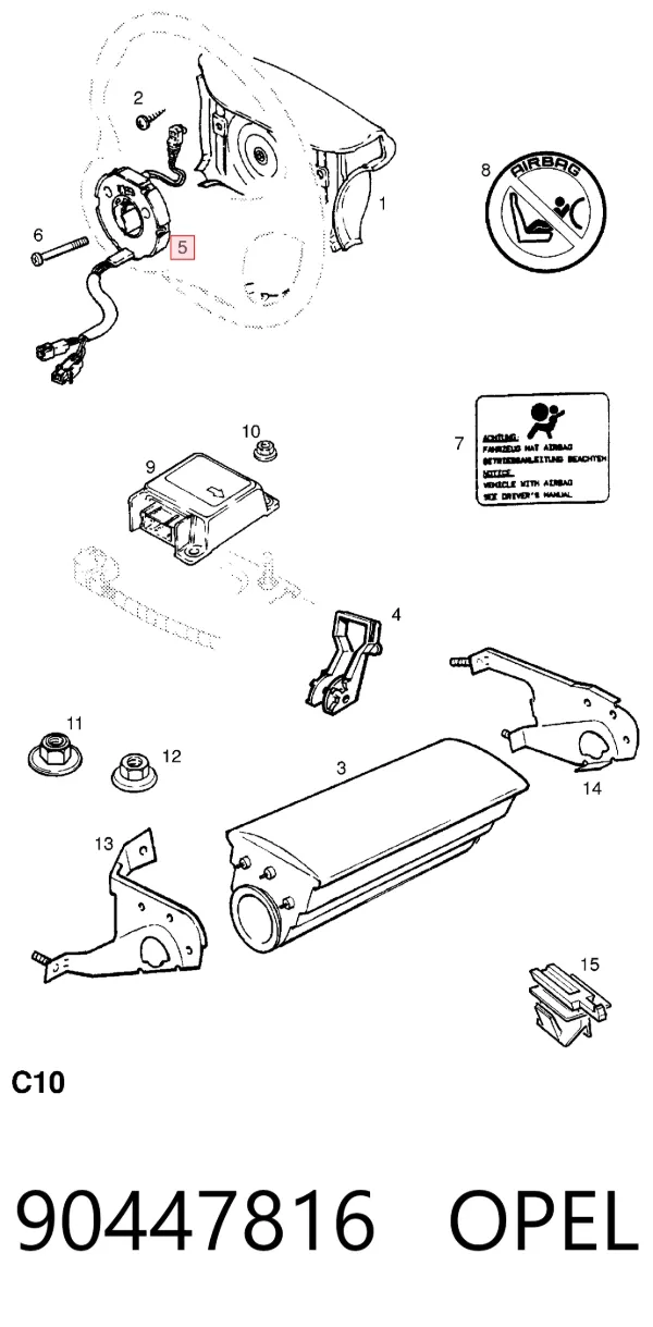  90447816 Opel