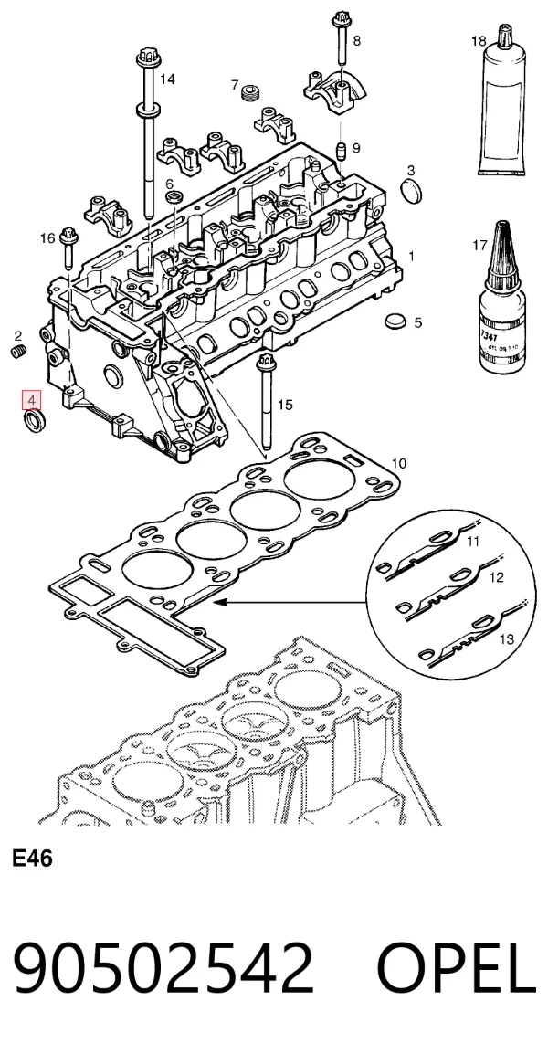  90502542 Opel