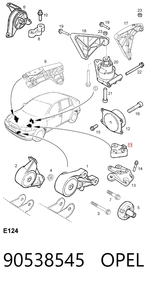  90538545 Opel