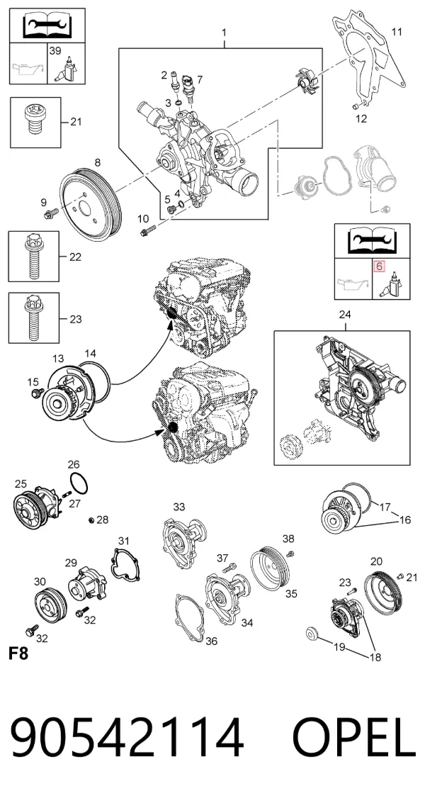 Sellador de juntas 90542114 Opel