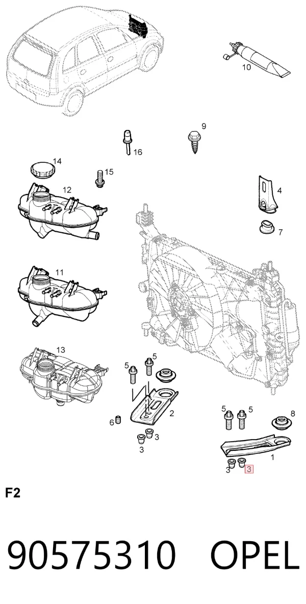  90575310 Opel