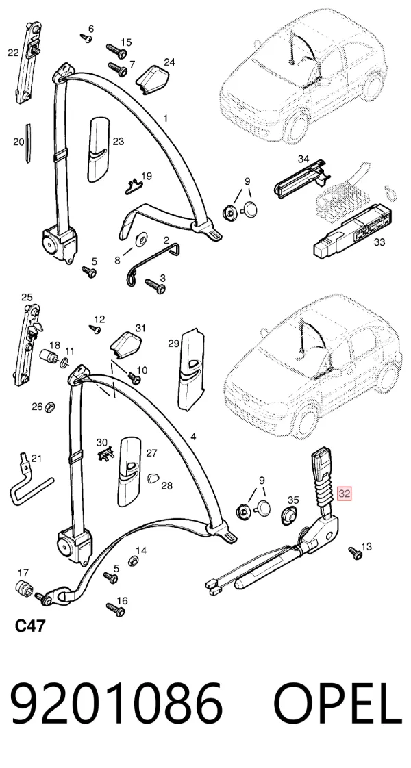  9201086 Opel