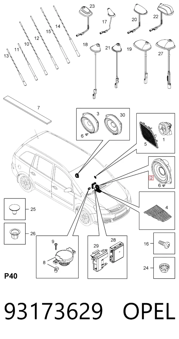  93173629 Opel