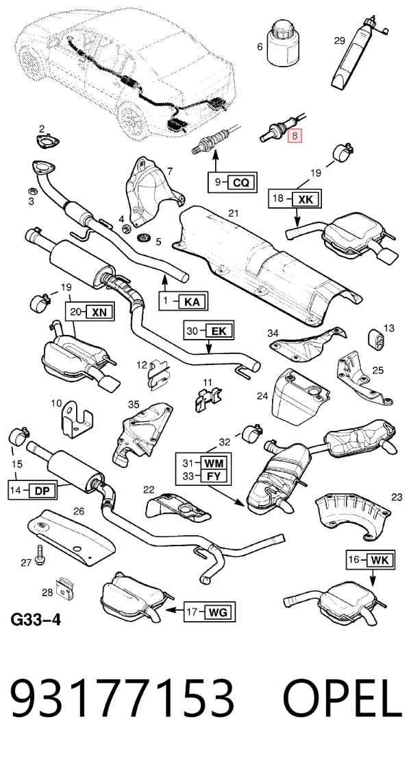  93177153 Opel