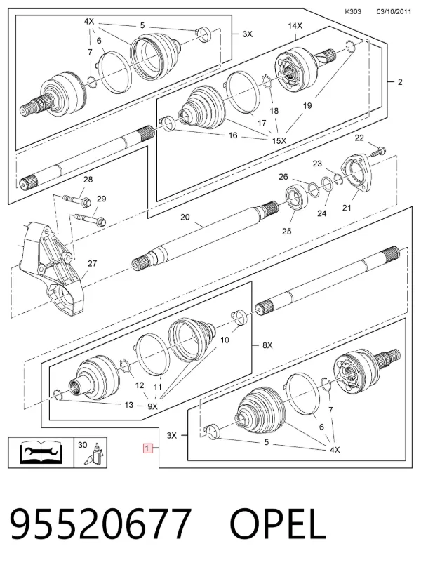  95520677 Opel