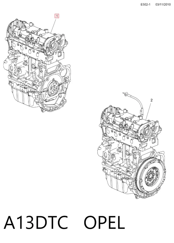 Motor completo A13DTC Opel
