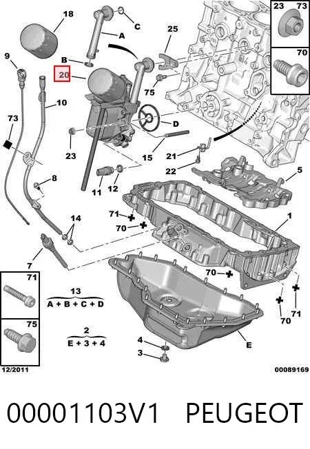  00001103V1 Peugeot/Citroen