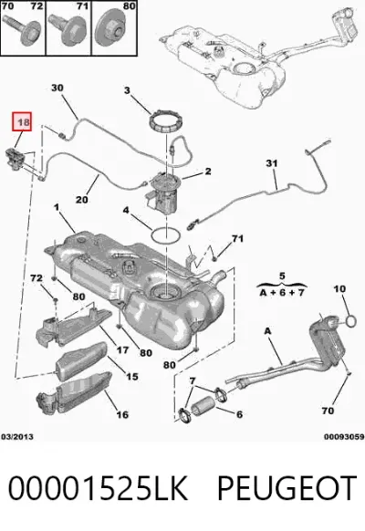 Bomba AdBlue PEUGEOT 00001525LK
