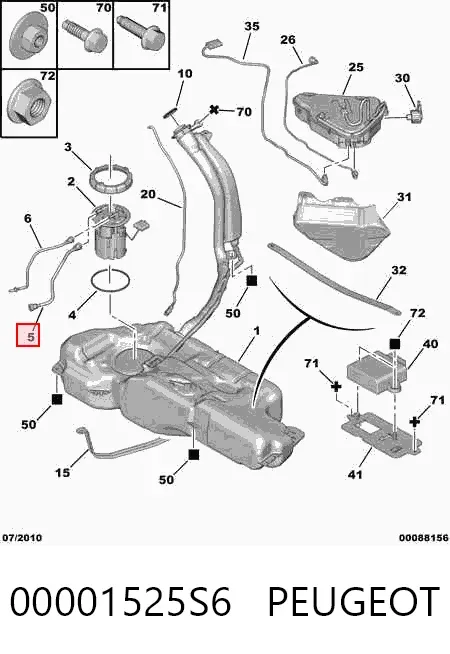  00001525S6 Peugeot/Citroen