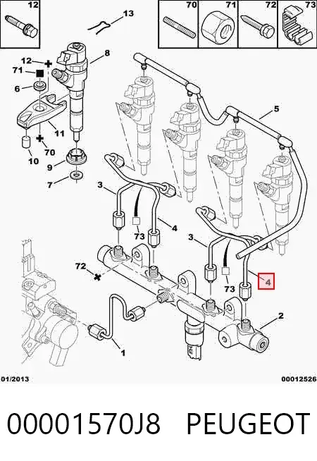  00001570J8 Peugeot/Citroen