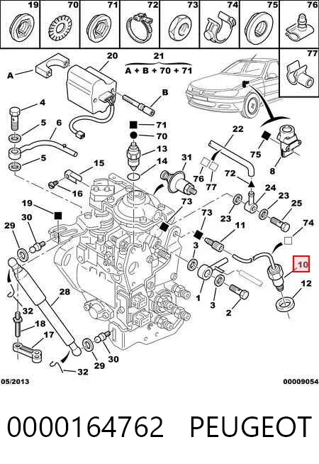 Válvula IAC 0000164762 Peugeot/Citroen