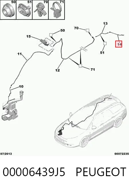  00006439J5 Peugeot/Citroen