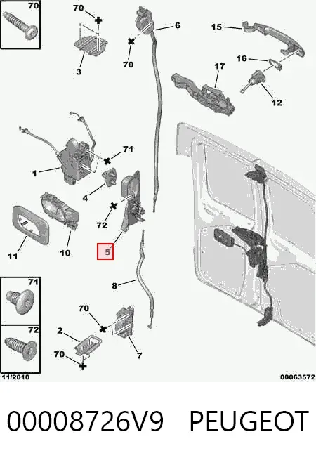  00008726V9 Peugeot/Citroen