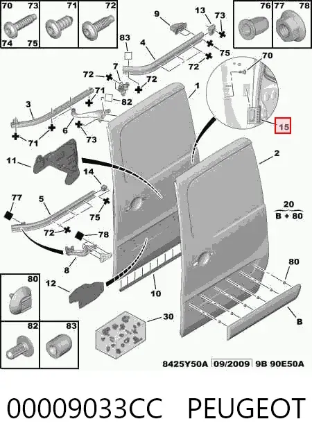  00009033CC Peugeot/Citroen