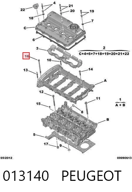 Sensor ABS 013140 Peugeot/Citroen