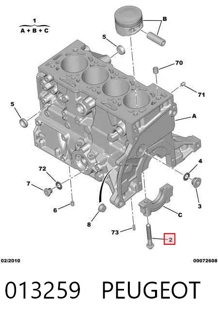  013259 Peugeot/Citroen