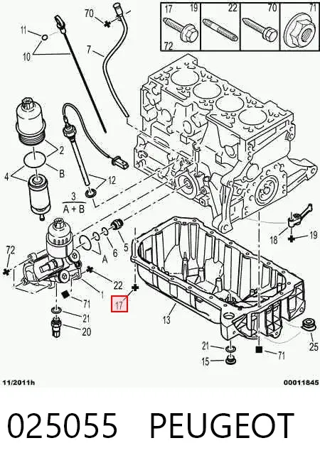  025055 Peugeot/Citroen