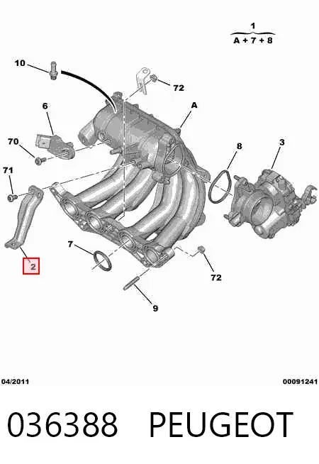  036388 Peugeot/Citroen