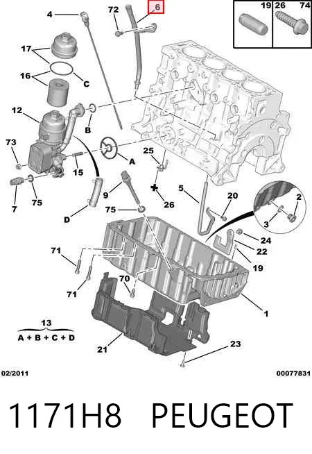 1171H8 Peugeot/Citroen