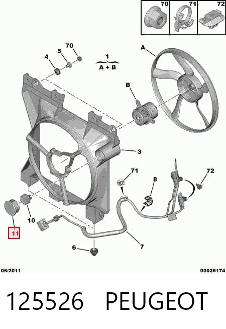  125526 Peugeot/Citroen