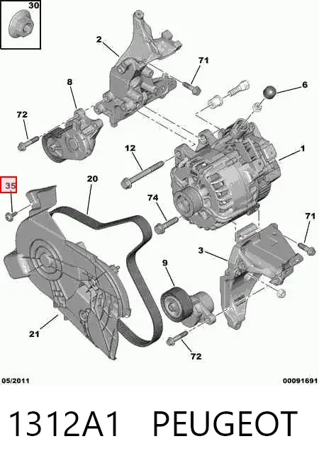 1312A1 Peugeot/Citroen