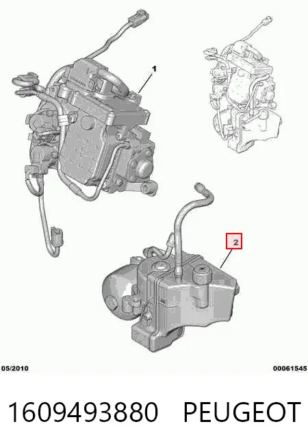 Bomba De Aceite Transmision 1609493880 Peugeot/Citroen