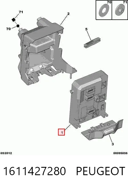 Caja de fusibles Peugeot 301 