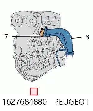 Cremallera de dirección 1627684880 Peugeot/Citroen