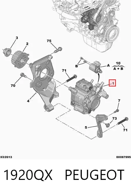 Bomba inyectora 1920QX Peugeot/Citroen