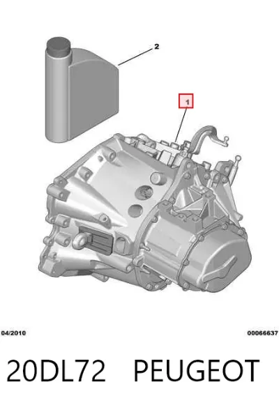 Caja de cambios manual completa PEUGEOT 20DL72