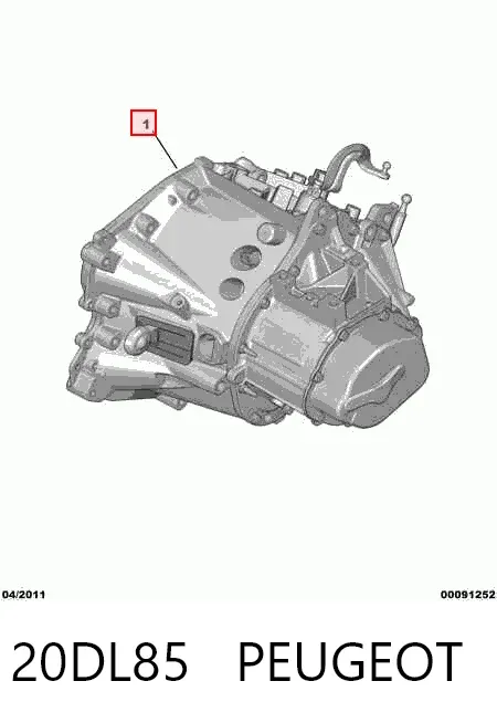 Caja de cambios 20DL85 Peugeot/Citroen