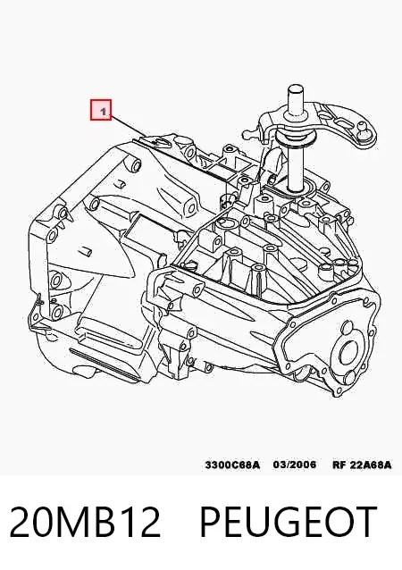 Caja de cambios 20MB12 Peugeot/Citroen