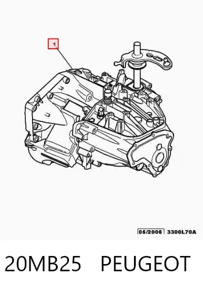 Caja de cambios manual completa PEUGEOT 20MB25