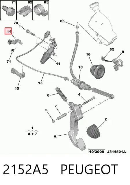  2152A5 Peugeot/Citroen