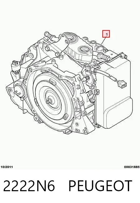 Caja de cambios automática 2222N6 Peugeot/Citroen