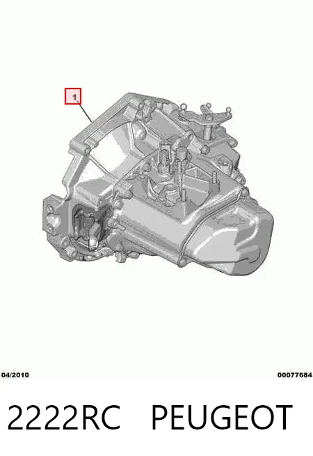 Caja de cambios 2222RC Peugeot/Citroen