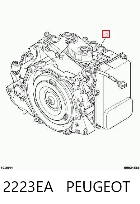Caja de cambios automática 2223EA Peugeot/Citroen