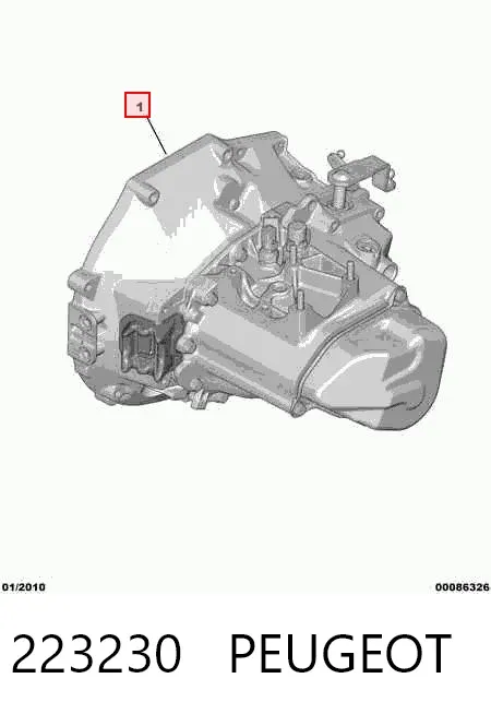 Caja de cambios 223230 Peugeot/Citroen
