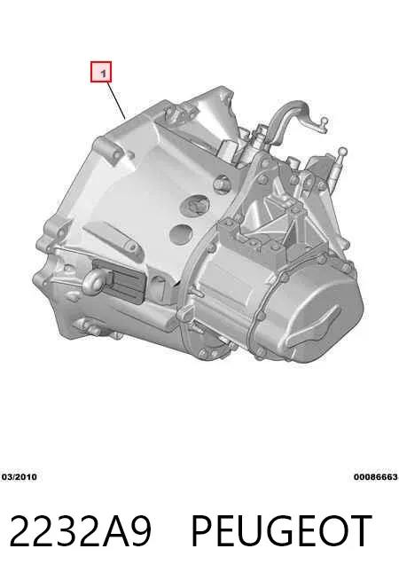Caja de cambios 2232A9 Peugeot/Citroen