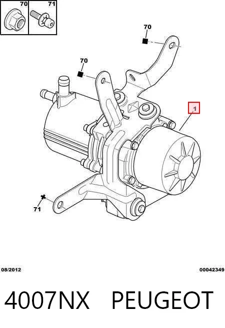 Bomba de dirección 4007NX Peugeot/Citroen